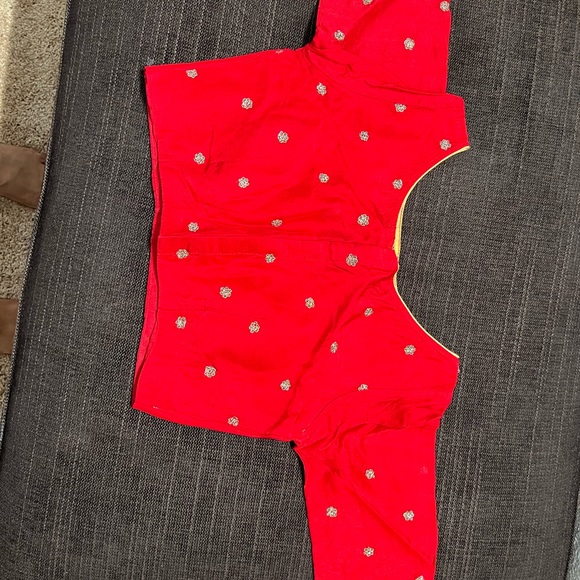 Saree with Blouse and Peticoat - Picture 3 of 6